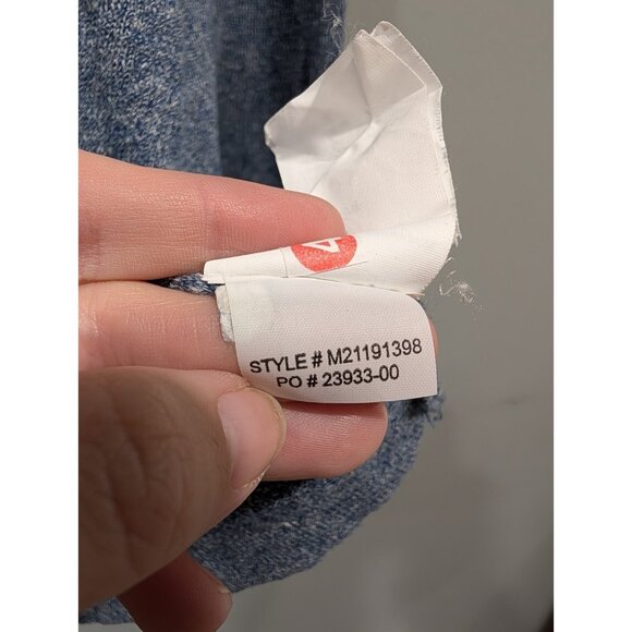 Prana Men's Marled Blue Long Sleeved Lightweight Sweater Crew Neck Size L - Picture 9 of 16